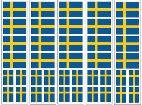 Sweden Flag Temporary Tattoo