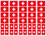 Swiss Flag temporary tattoo