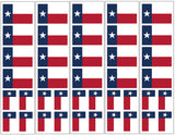 Texas Flag Sticker Party Favor