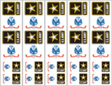 U.S. Army Logo Flag Stickers