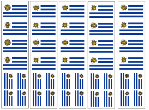 Uruguay Flag Temporary Tattoo